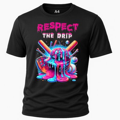 Baseball Drip Ice Cream Drip Respect The Drip Performance Shirt