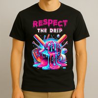 Baseball Drip Ice Cream Drip Respect The Drip T-Shirt