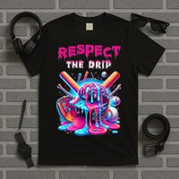 Baseball Drip Ice Cream Drip Respect The Drip T-Shirt