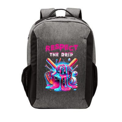 Baseball Drip Ice Cream Drip Respect The Drip Vector Backpack