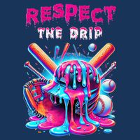 Baseball Drip Ice Cream Drip Respect The Drip Infant Baby Jersey Bodysuit