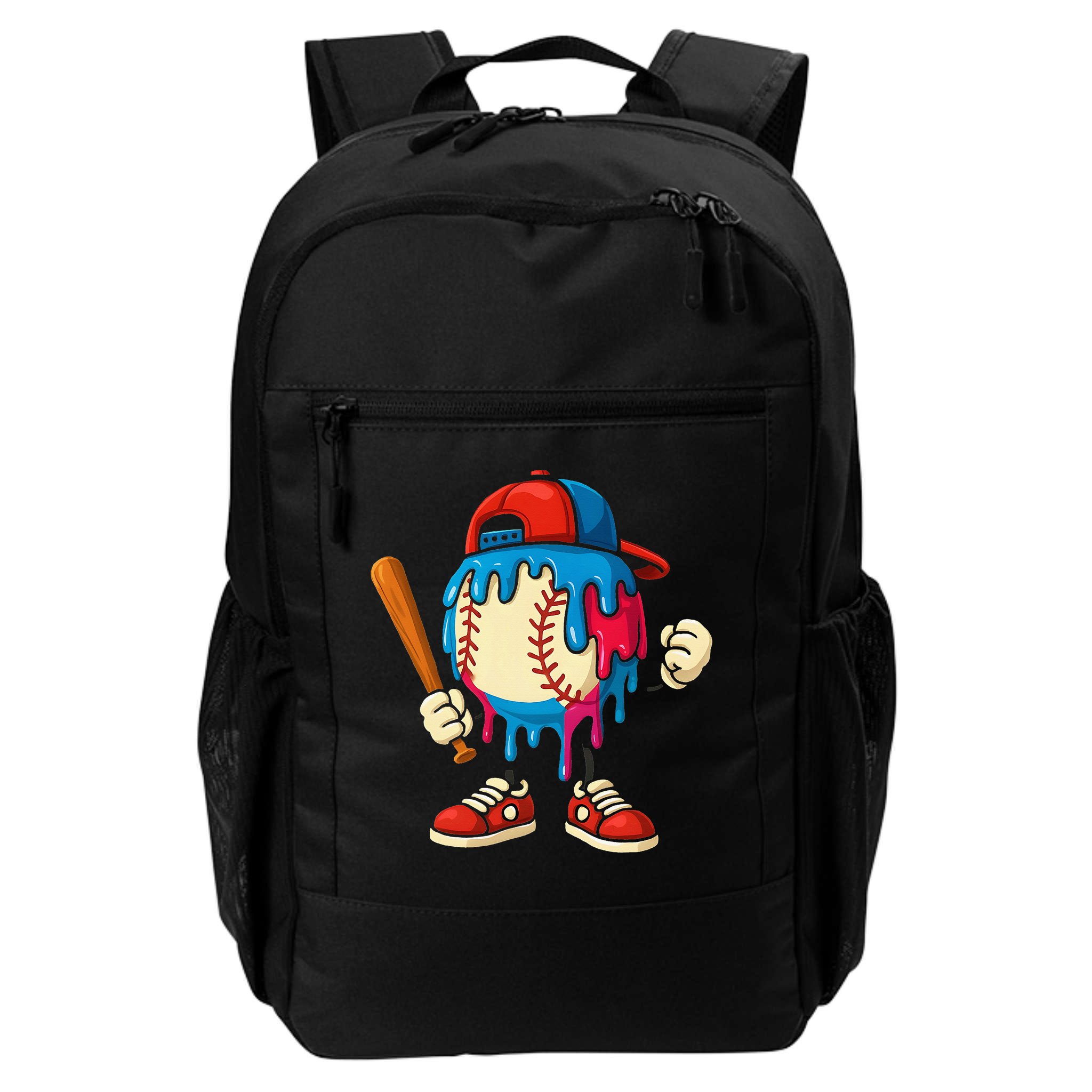 Baseball Drip Ice Cream Drip Sport Game Day Backpack