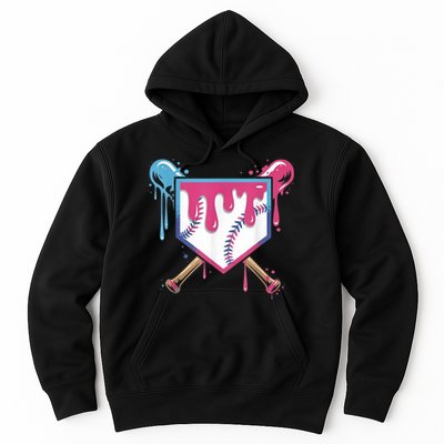 Baseball Drip  Ice Cream Drip Bo.ys Baseball Hoodie