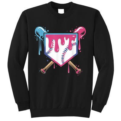 Baseball Drip  Ice Cream Drip Bo.ys Baseball Sweatshirt