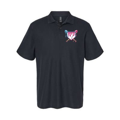 Baseball Drip  Ice Cream Drip Bo.ys Baseball Polo