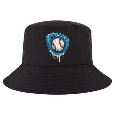 Baseball Drip Ice Cream Sprinkles Baseball Glove Cool Comfort Performance Bucket Hat