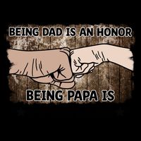 Being Dad Is An Honor Being Papa Is Priceless Father's Day City Backpack