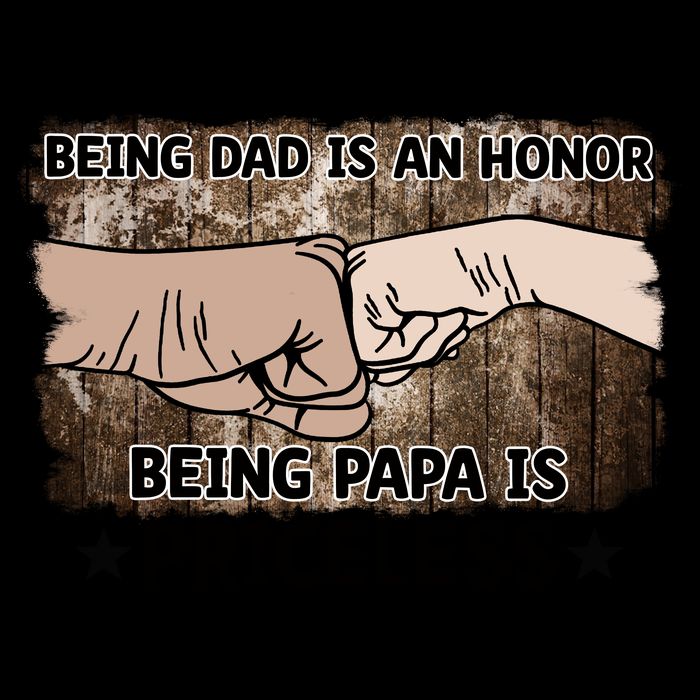 Being Dad Is An Honor Being Papa Is Priceless Father's Day City Backpack