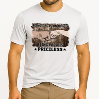 Being Dad Is An Honor Being Papa Is Priceless Father's Day Cooling Performance Crew T-Shirt