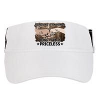 Being Dad Is An Honor Being Papa Is Priceless Father's Day Adult Drive Performance Visor