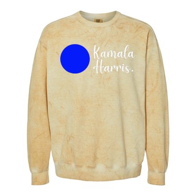 Blue Dot In A Red State Nebraska Vote Kamala Harris Walz Colorblast Crewneck Sweatshirt