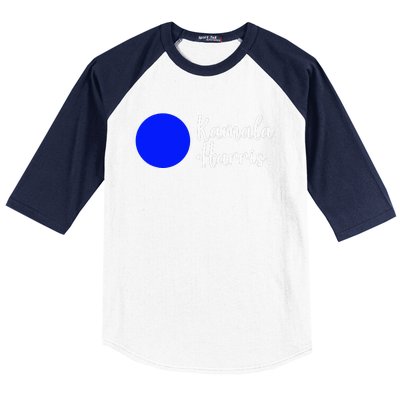 Blue Dot In A Red State Nebraska Vote Kamala Harris Walz Baseball Sleeve Shirt