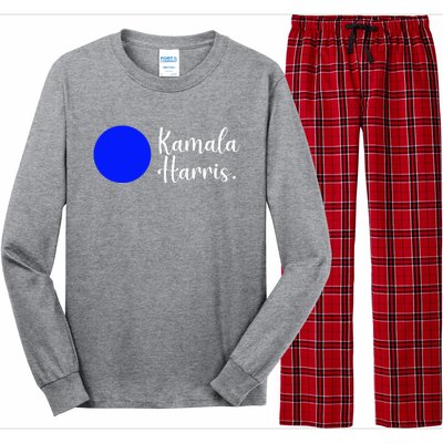 Blue Dot In A Red State Nebraska Vote Kamala Harris Walz Long Sleeve Pajama Set