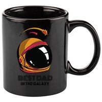 Best Dad In The Galaxy Astronaut Gift 11oz C Handle Ceramic Mug