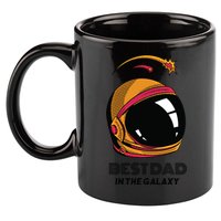 Best Dad In The Galaxy Astronaut Gift 11oz C Handle Ceramic Mug