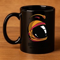 Best Dad In The Galaxy Astronaut Gift 11oz C Handle Ceramic Mug