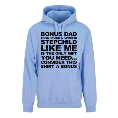 Bonus Dad I Love How We Don't Have Bonus Father Stepdad Gift Unisex Surf Hoodie