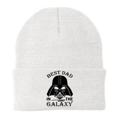 Best Dad In The Galaxy Funny Gift For Dad Knit Cap Winter Beanie