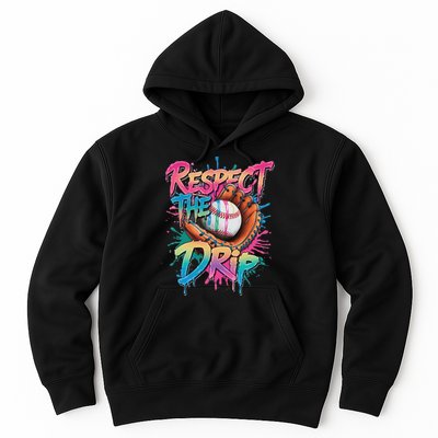 Baseball Drip Ice Cream Drip Respect The Drip Hoodie
