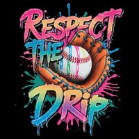 Baseball Drip Ice Cream Drip Respect The Drip 16 in Basic Backpack