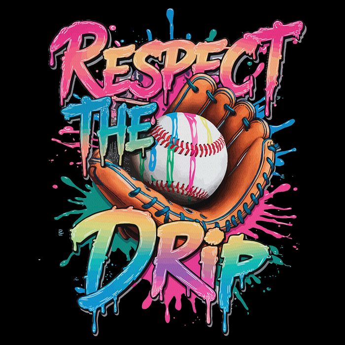 Baseball Drip Ice Cream Drip Respect The Drip 16 in Basic Backpack