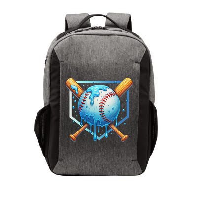 Baseball Dripping Ice Cream Drip Baseball Vector Backpack