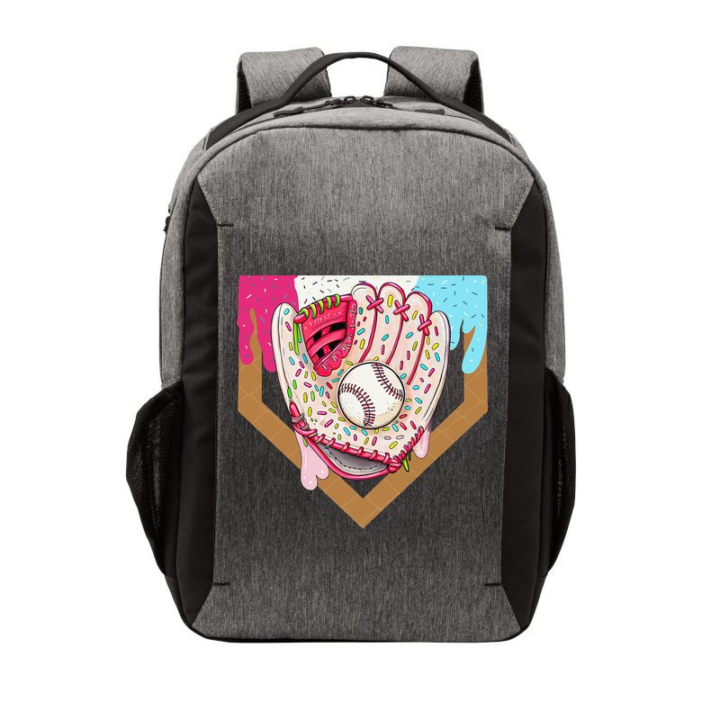 Baseball Drip Ice Cream Cone Drip Baseball Vector Backpack