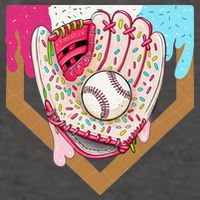 Baseball Drip Ice Cream Cone Drip Baseball Vector Backpack