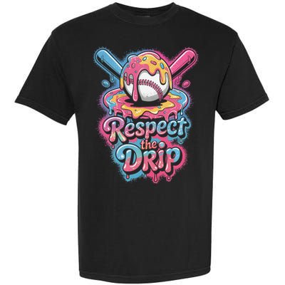 Baseball Drip Ice Cream Style For And Women Garment-Dyed Heavyweight T-Shirt