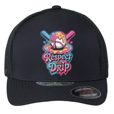 Baseball Drip Ice Cream Style For And Women Flexfit Unipanel Trucker Cap