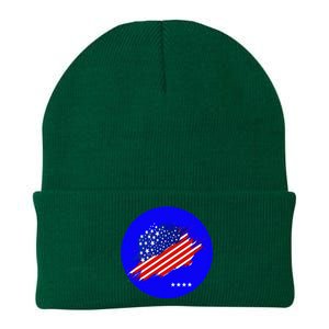 Blue Dot In A Red State Nebraska Vote Kamala Harris Walz Knit Cap Winter Beanie