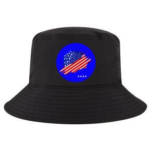 Blue Dot In A Red State Nebraska Vote Kamala Harris Walz Cool Comfort Performance Bucket Hat