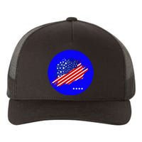 Blue Dot In A Red State Nebraska Vote Kamala Harris Walz Yupoong Adult 5-Panel Trucker Hat