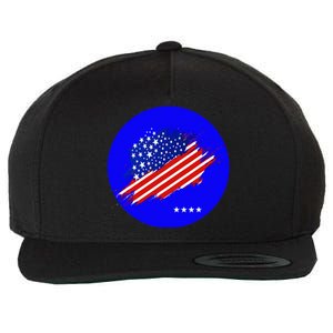 Blue Dot In A Red State Nebraska Vote Kamala Harris Walz Wool Snapback Cap