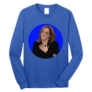 Blue Dot In A Red State Nebraska Vote Kamala Harris Walz Long Sleeve Shirt