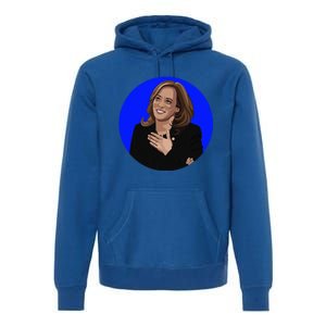 Blue Dot In A Red State Nebraska Vote Kamala Harris Walz Premium Hoodie