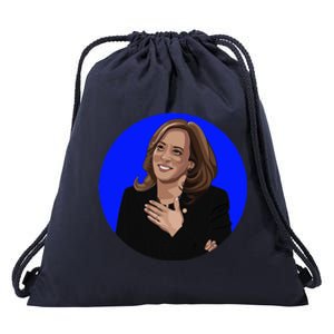 Blue Dot In A Red State Nebraska Vote Kamala Harris Walz Drawstring Bag