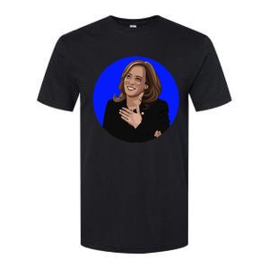 Blue Dot In A Red State Nebraska Vote Kamala Harris Walz Softstyle CVC T-Shirt