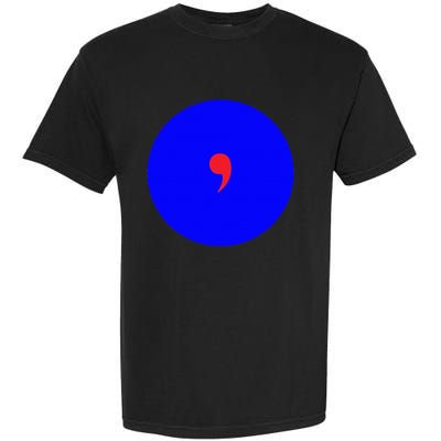 Blue Dot In A Red State Nebraska Vote Kamala Harris Walz Garment-Dyed Heavyweight T-Shirt