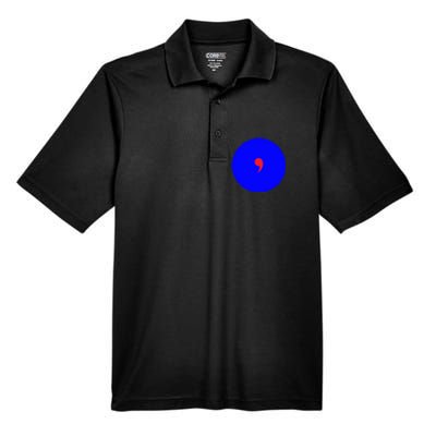 Blue Dot In A Red State Nebraska Vote Kamala Harris Walz Men's Origin Performance Pique Polo