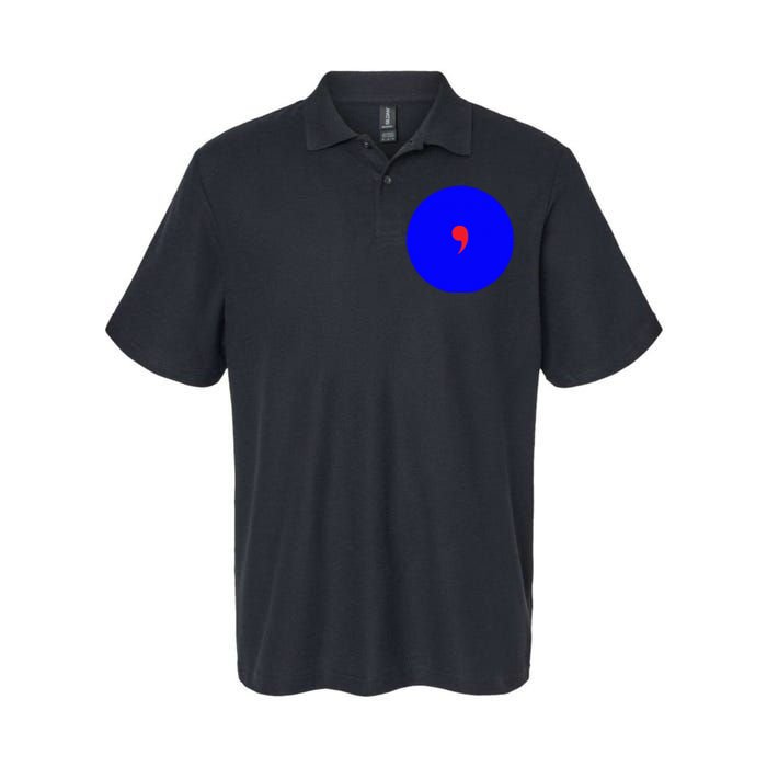 Blue Dot In A Red State Nebraska Vote Kamala Harris Walz Softstyle Adult Sport Polo