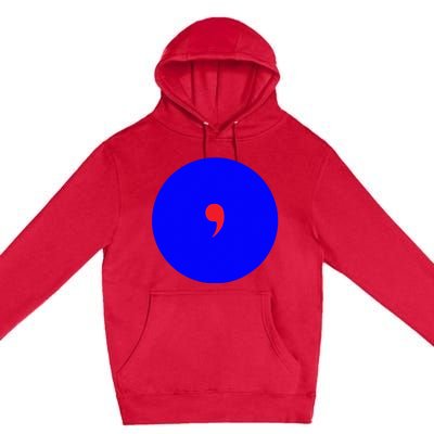 Blue Dot In A Red State Nebraska Vote Kamala Harris Walz Premium Pullover Hoodie