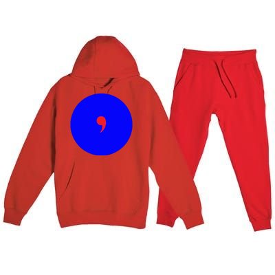 Blue Dot In A Red State Nebraska Vote Kamala Harris Walz Premium Hooded Sweatsuit Set