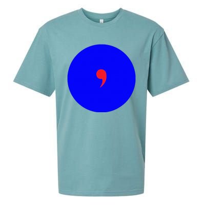 Blue Dot In A Red State Nebraska Vote Kamala Harris Walz Sueded Cloud Jersey T-Shirt