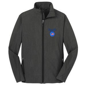 Blue Dot In A Red State Nebraska Vote Kamala Harris Walz2024 Core Soft Shell Jacket