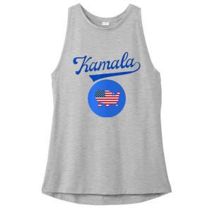 Blue Dot In A Red State Nebraska Vote Kamala Harris Walz2024 Ladies PosiCharge Tri-Blend Wicking Tank