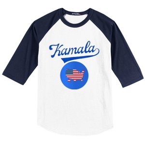 Blue Dot In A Red State Nebraska Vote Kamala Harris Walz2024 Baseball Sleeve Shirt