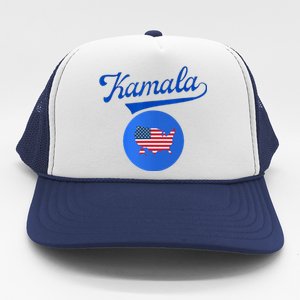 Blue Dot In A Red State Nebraska Vote Kamala Harris Walz2024 Trucker Hat