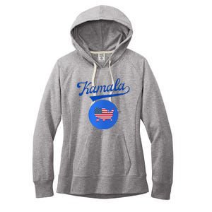 Blue Dot In A Red State Nebraska Vote Kamala Harris Walz2024 Women's Fleece Hoodie