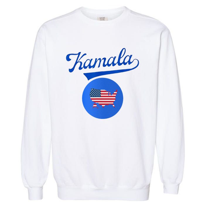 Blue Dot In A Red State Nebraska Vote Kamala Harris Walz2024 Garment-Dyed Sweatshirt